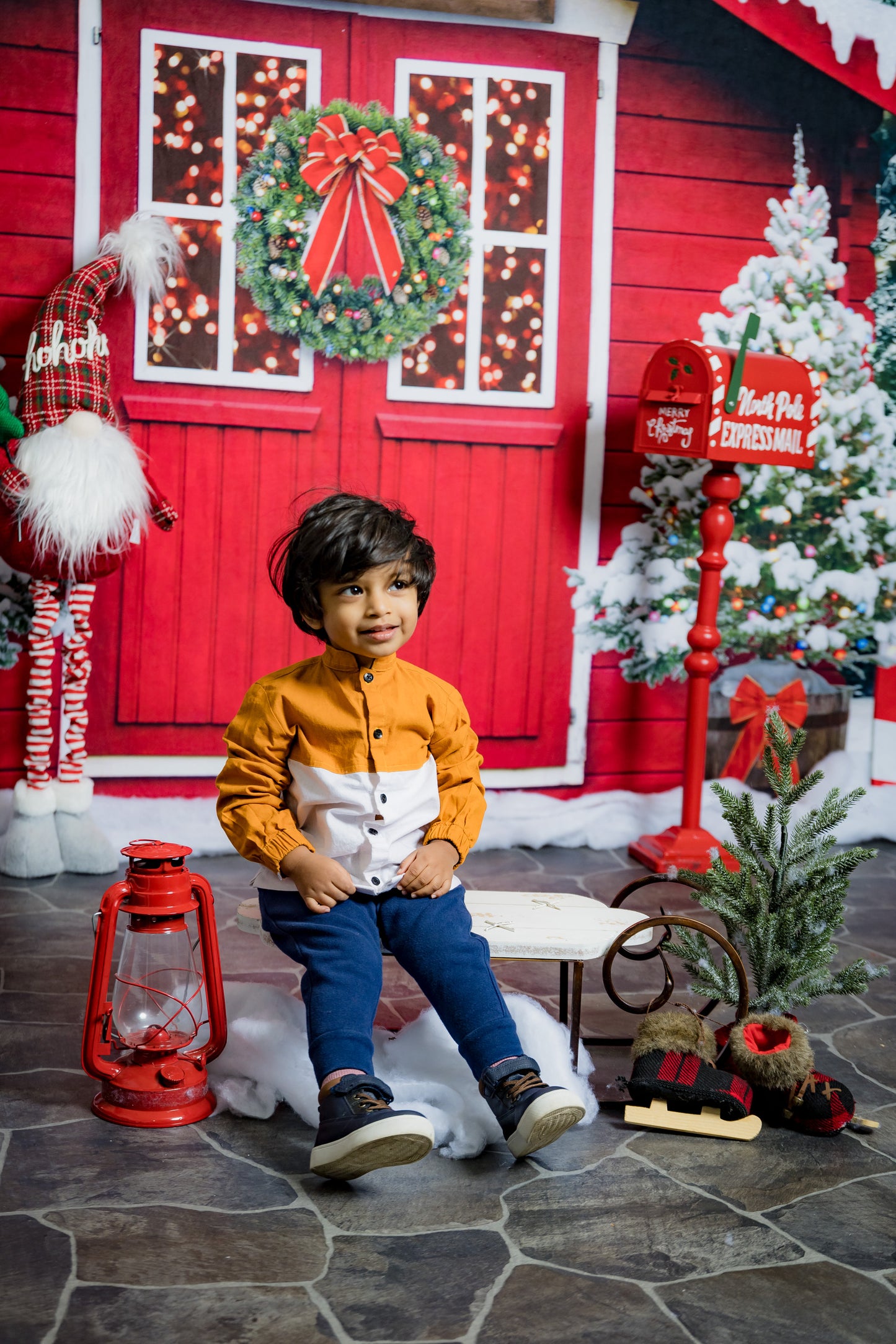 Cotton Shirt Colour Block - KIDS