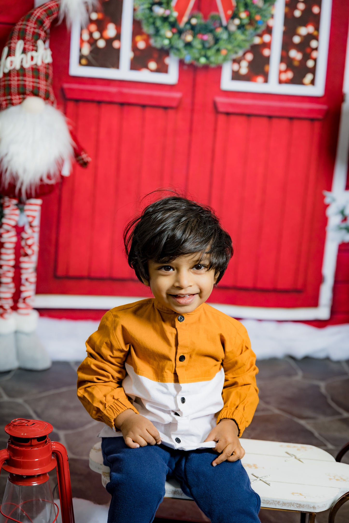 Cotton Shirt Colour Block - KIDS