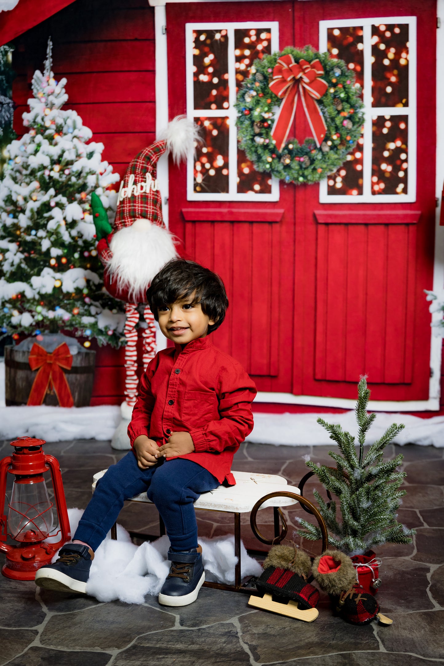 Cotton Shirt RED - KIDS