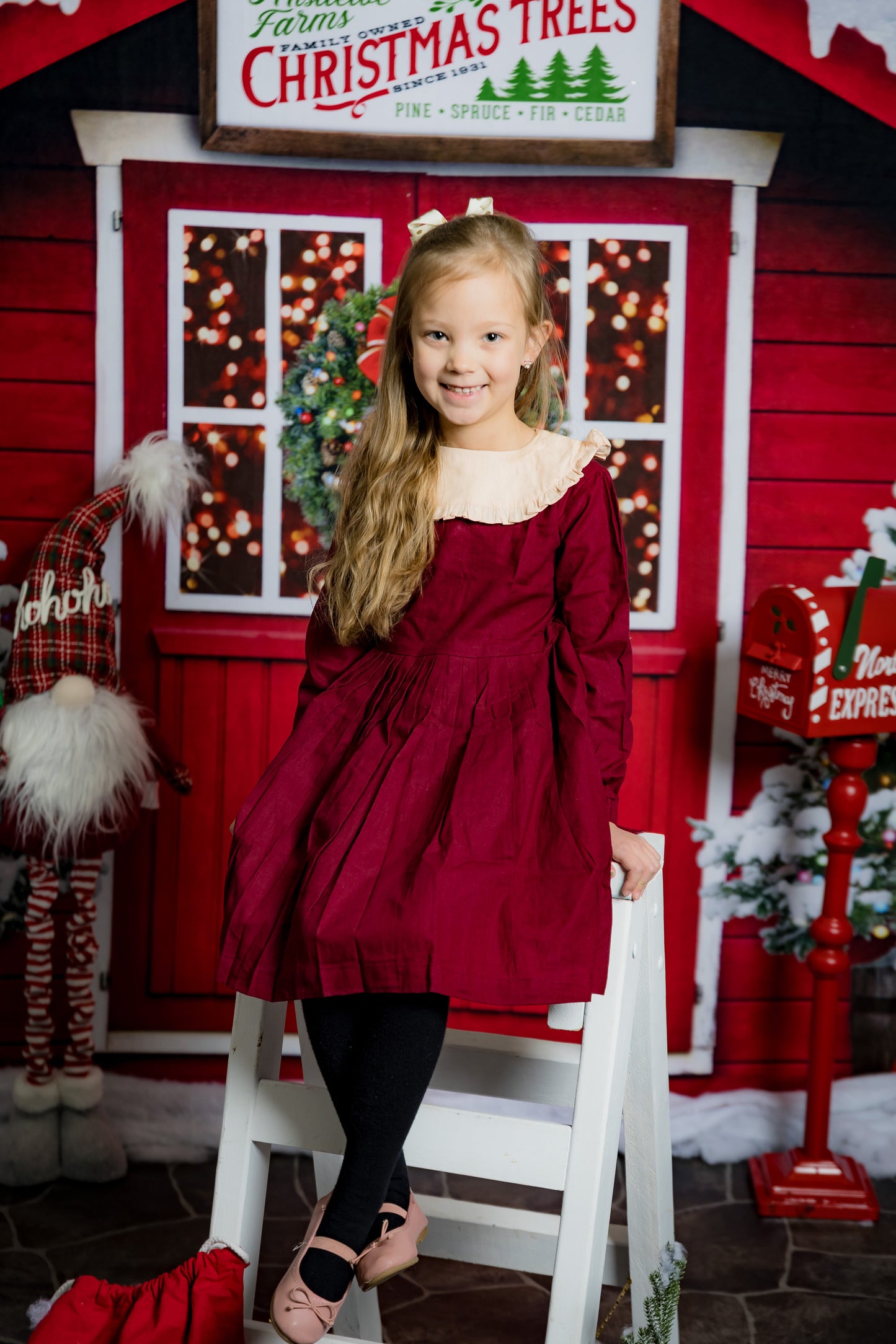 Kylie Designer Dresses in Modern Red - Kids