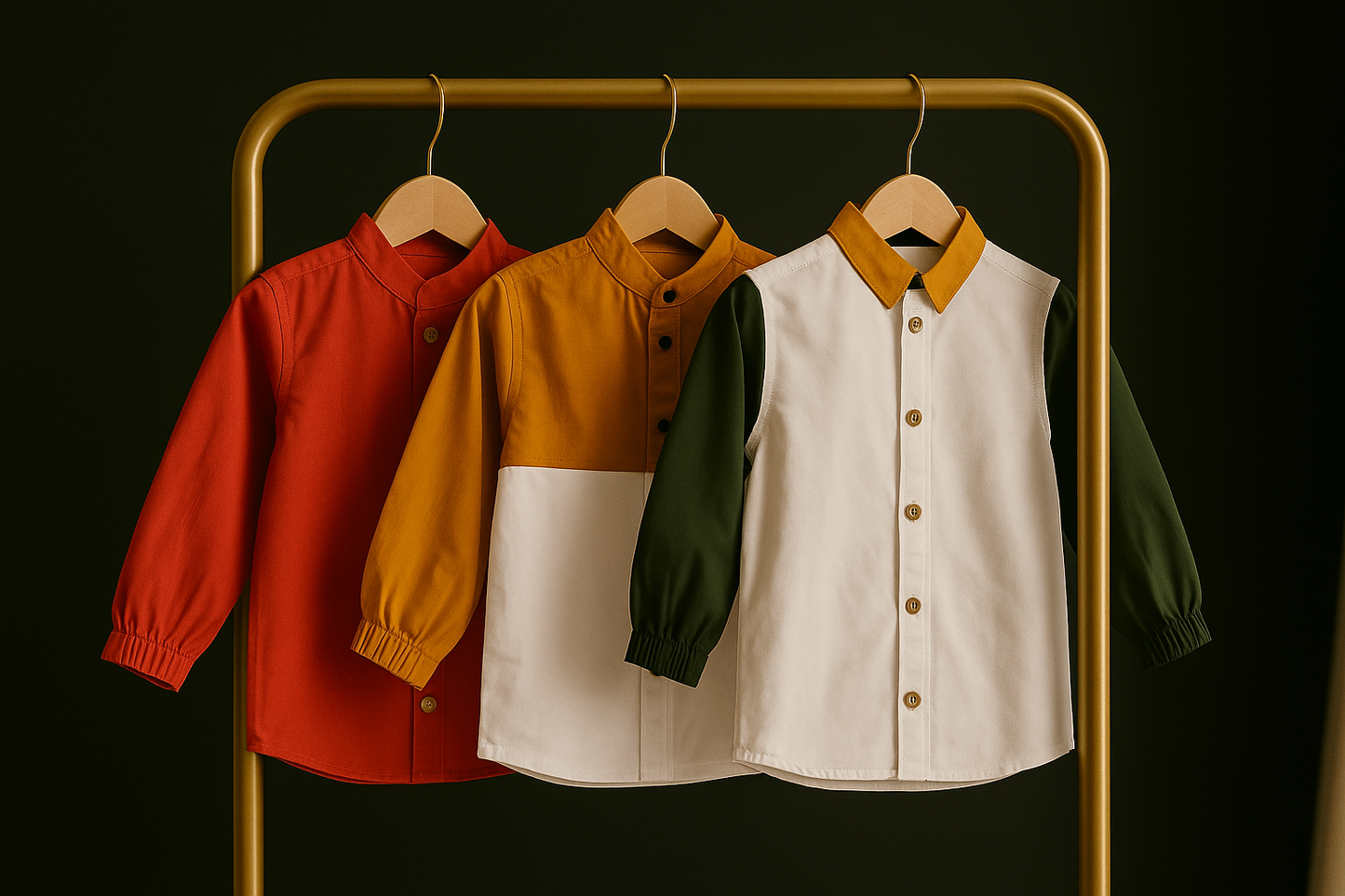 Colour Block Toddler Shirt