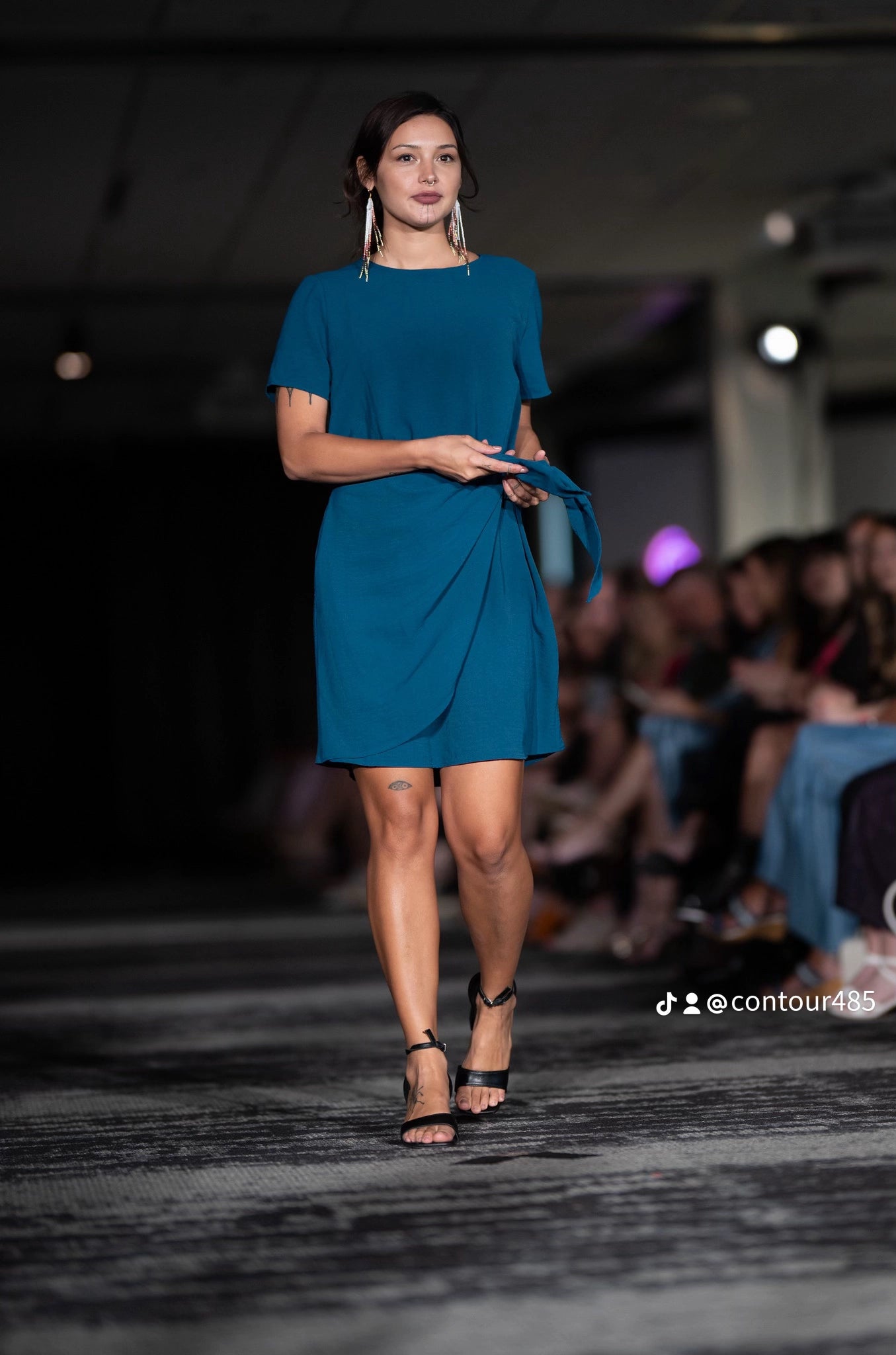 Amy side tie dress