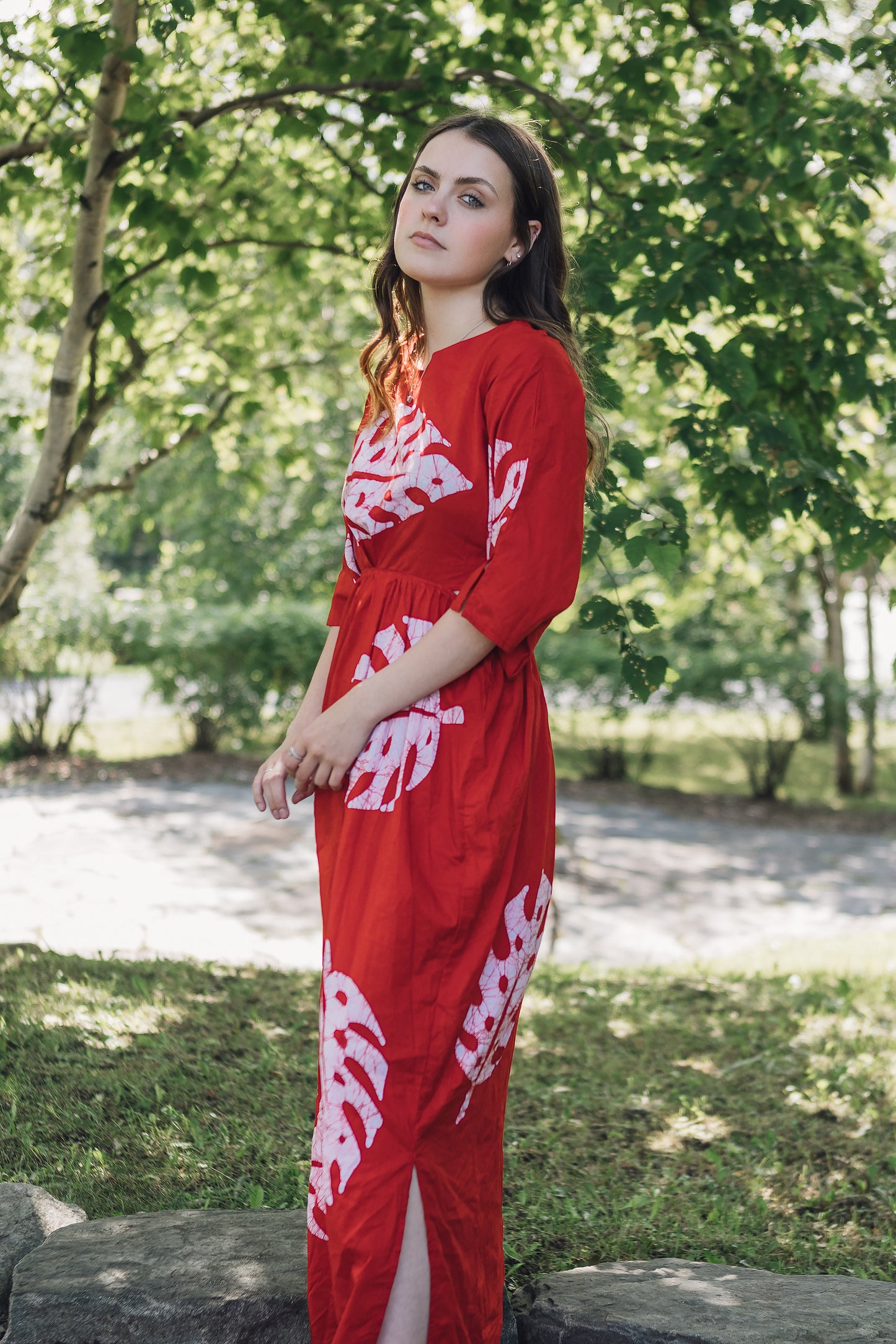 Batik Long Dress Contour Batik Long Dress Contour