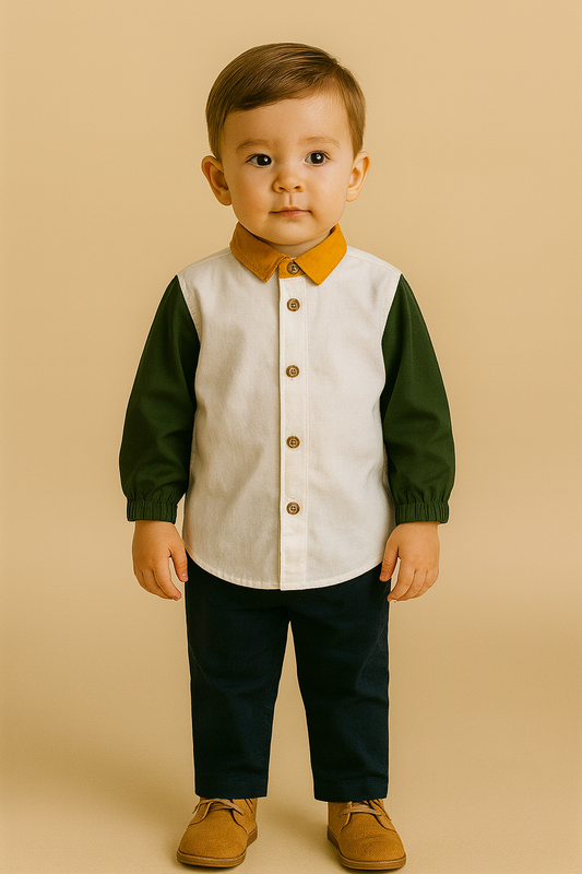 Colour Block Toddler Shirt